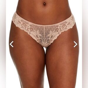🆕 Bare Necessities The Essential Lace Thong Panty Underwear Hazel Large